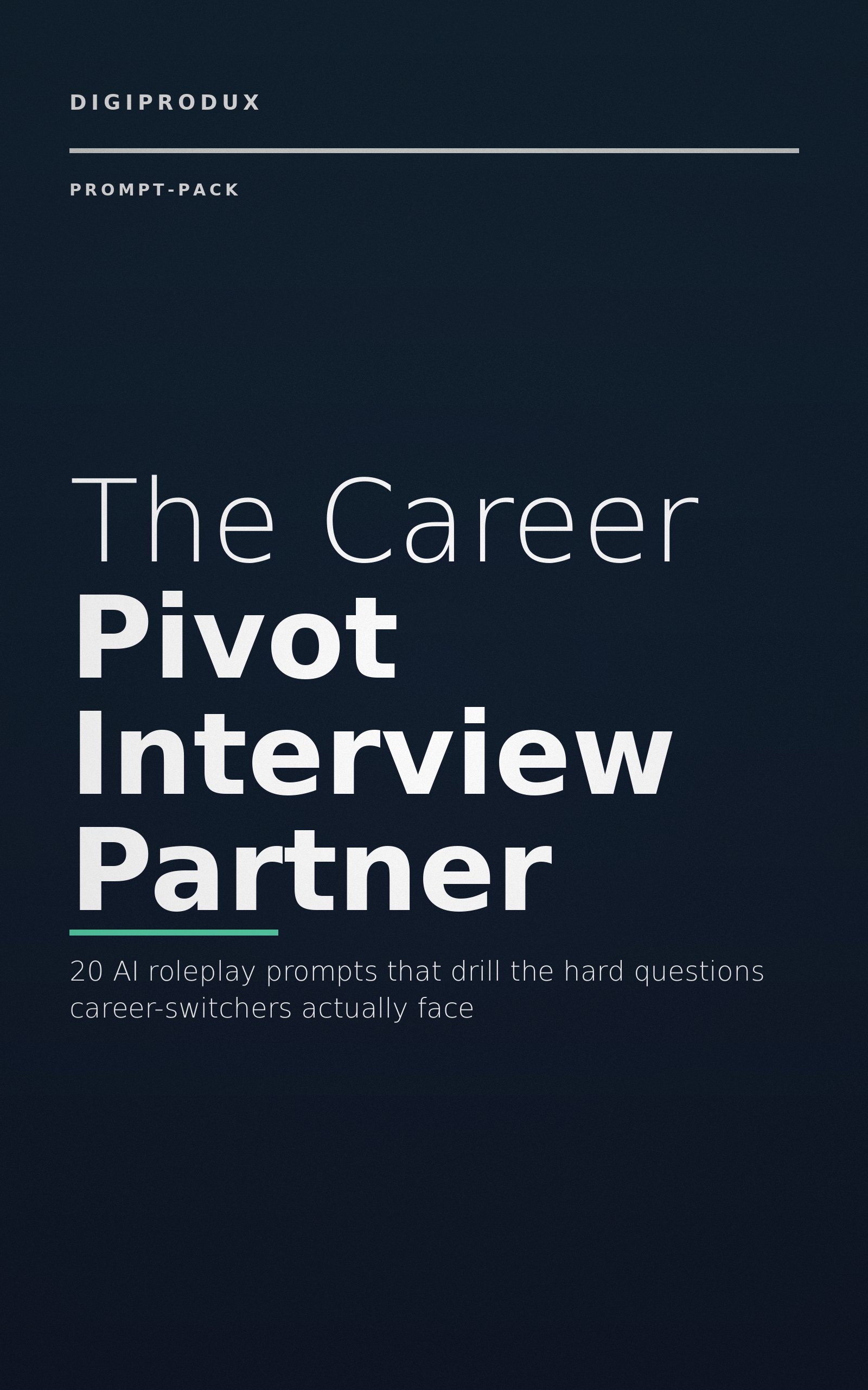 The Career Pivot Interview Partner — cover